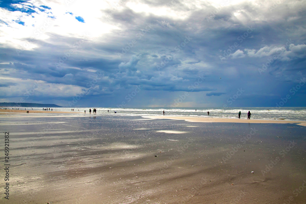 The tide of the English channel (La Mancha)