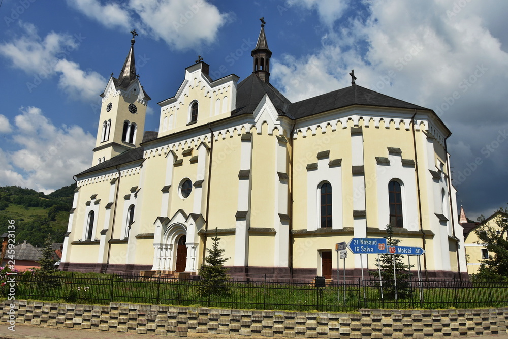 ROMANIA,The Orthodox Church in Telciu ,,july, 2016
