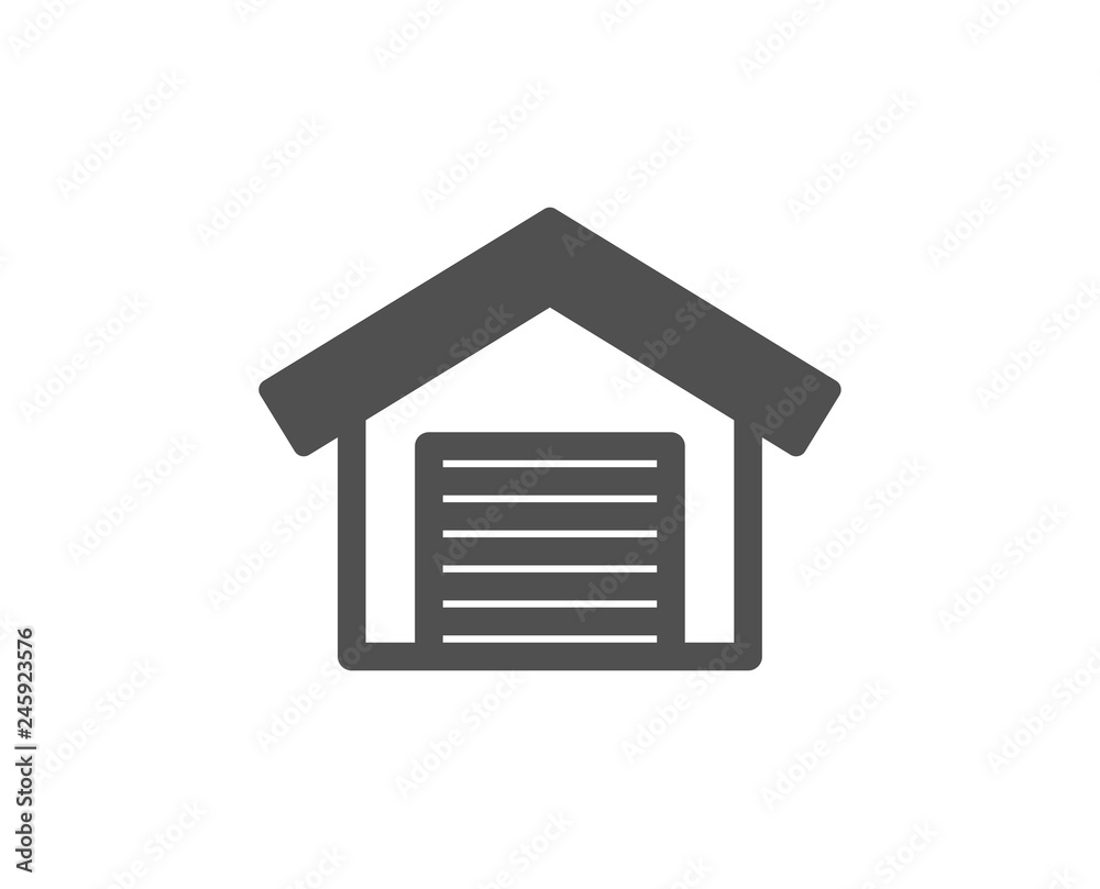Parking garage icon. Auto park sign. Car place symbol. Quality design element. Classic style icon. Vector Parking garage icon. Auto park sign. Car place symbol. Quality design element. Classic style icon. Vector