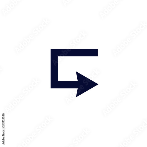 Flat design arrow vector icon for navigation and media player. Free Download Flat design arrow vector icon for navigation and media player. - GFXLoad