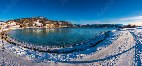 Winter Norway lake