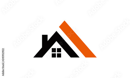 roof home triangle logo