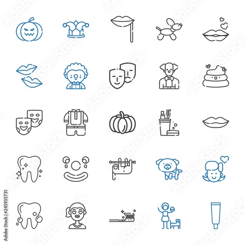 smile icons set