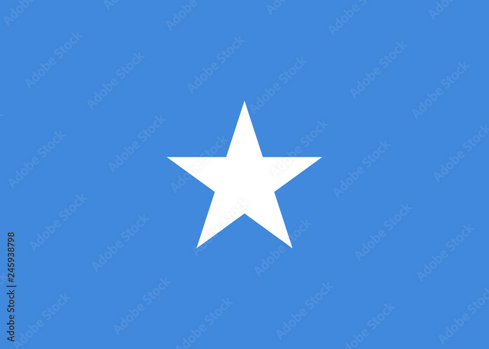 Vector national Somalia flag Vector national Somalia flag