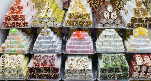 Eastern sweets Turkish delight dessert