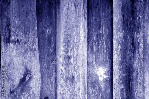 Wooden wall texture in blue color.