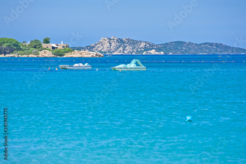 View from Mannena beach  Cannigione  Sardinia