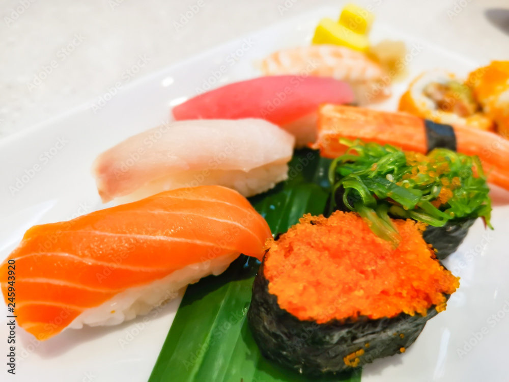 Sushi is the famous food of Japanese food cuisine Sushi is the famous food of Japanese food cuisine