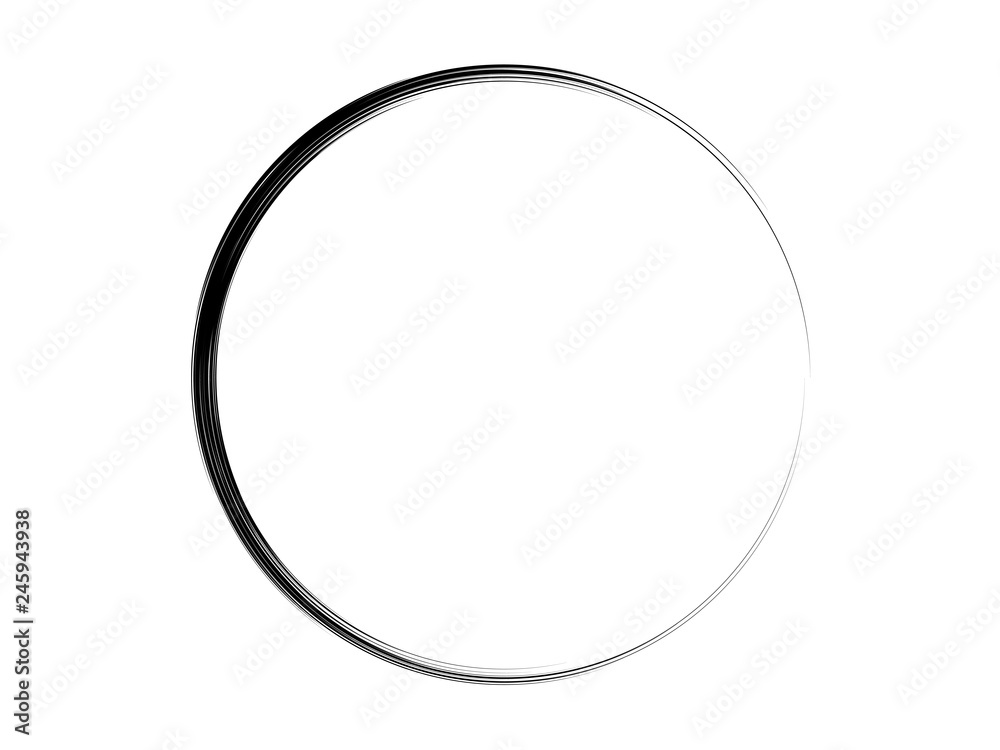 Grunge circle.Grunge oval shape.Grunge paint circle.Thin grunge circle made of paint with brush. Grunge circle.Grunge oval shape.Grunge paint circle.Thin grunge circle made of paint with brush.