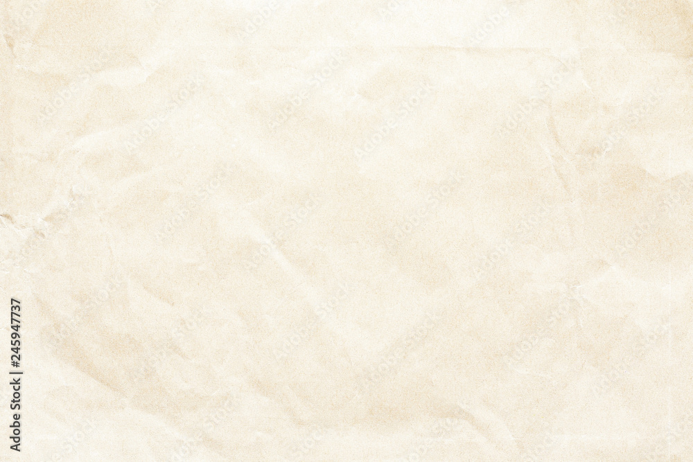 Fototapeta premium Crumpled old brown paper background texture