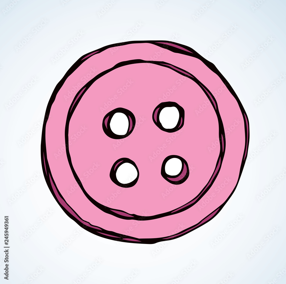 Fototapeta premium Button. Vector drawing