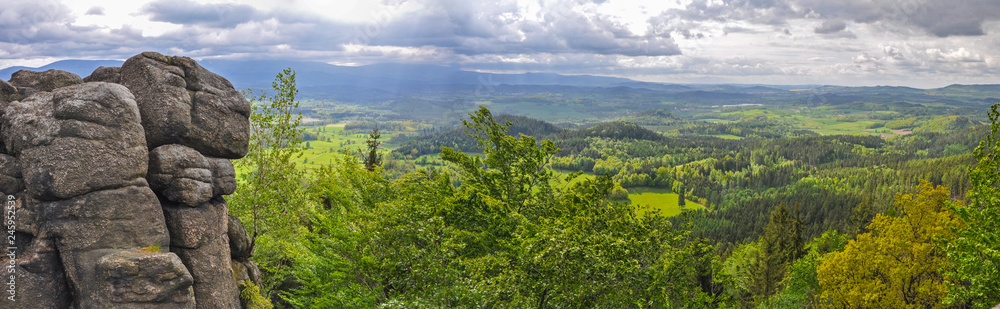 Mountains Rudawy Janowickie, Sudety Mountains, around Jelenia Góra, Poland, Lower Silesia, Karkonosze