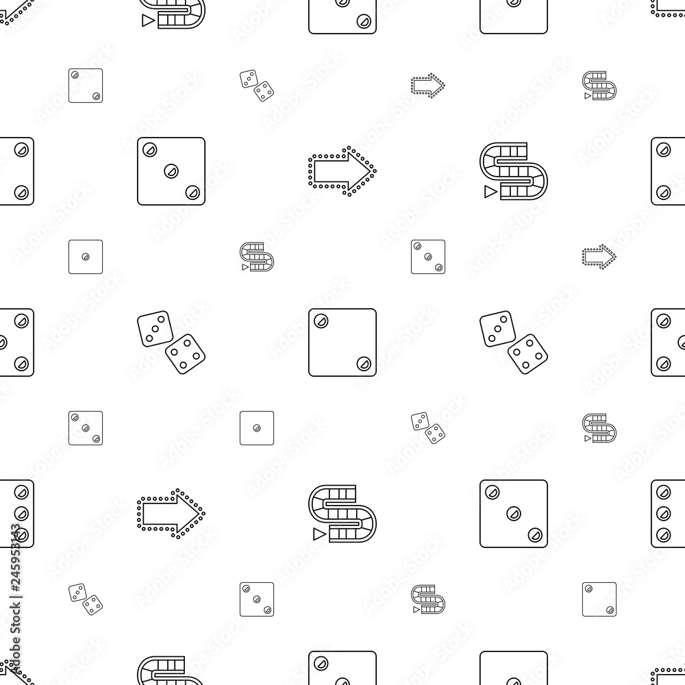 dice icons pattern seamless white background dice icons pattern seamless white background