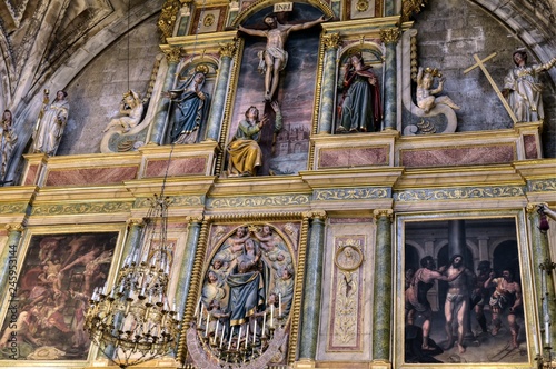 High Altar of the Cathedral in Jaen, also called Assumption of the Virgin Cathedral, Spain