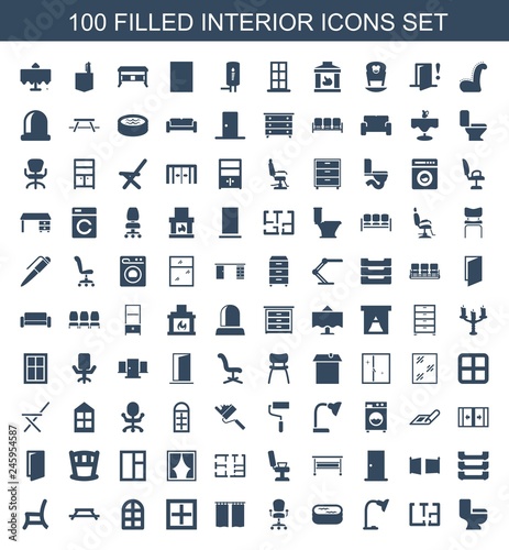 100 interior icons