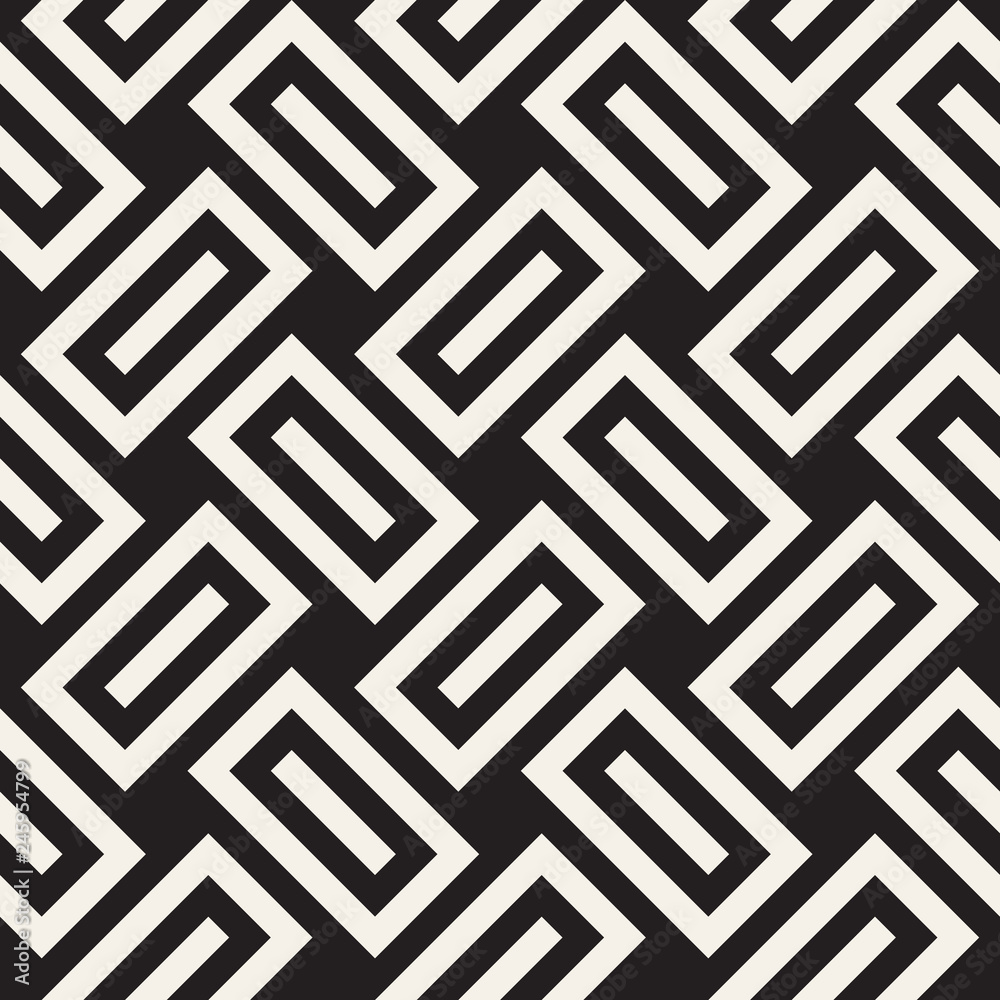 Vector seamless pattern. Modern stylish abstract texture. Repeating geometric braided lines. Vector seamless pattern. Modern stylish abstract texture. Repeating geometric braided lines.
