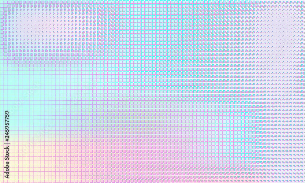 Modern abstract holographic pattern vector background. Concept pop art. Minimal surrealism background.