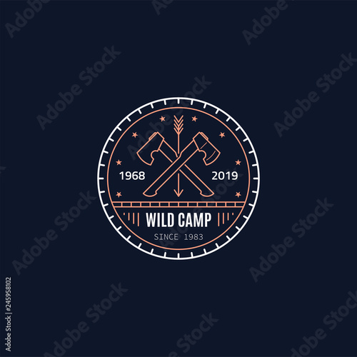 Wild camp logo