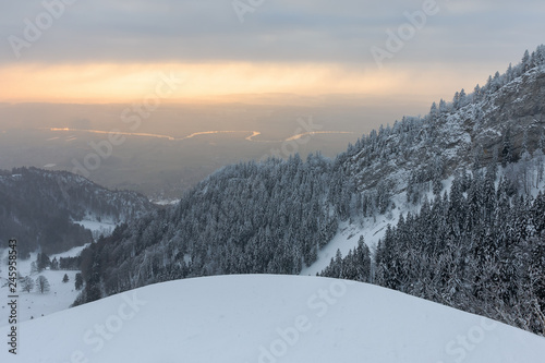 Winter auf Grenchenberge bei Grenchen - Solothurn