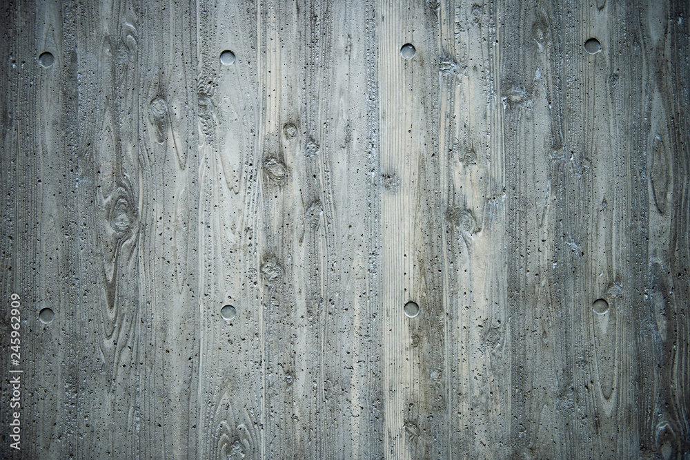 木目模様のコンクリート壁