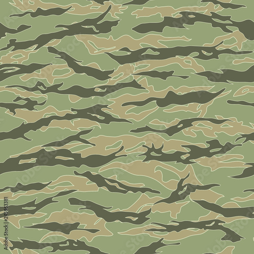 Vietnam Tiger stripe Camouflage seamless patterns