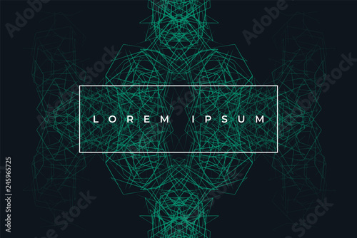 Abstract futuristic infographic vector background. Internet, web art