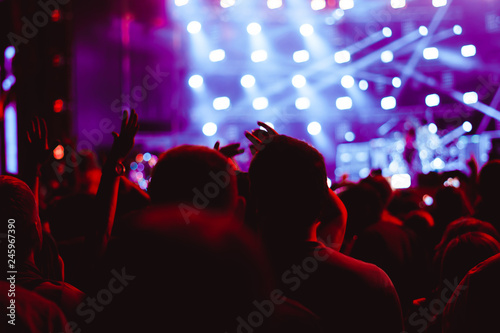 hands of people at the concert © venerala