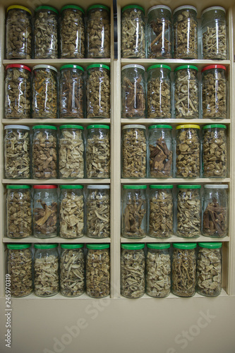 glass bottles
