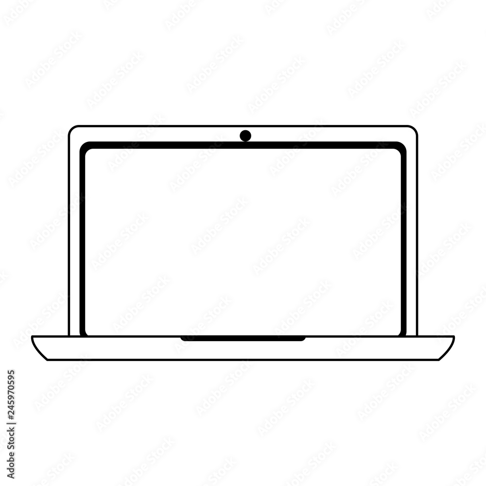 laptop computer technology in black and white laptop computer technology in black and white