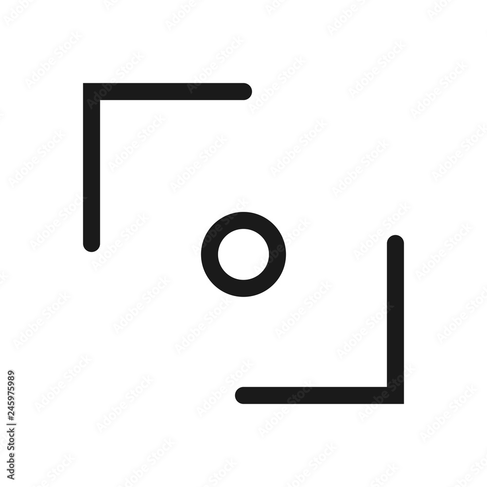 Target. Minimal thin line web icon. Simple vector illustration outline. Target. Minimal thin line web icon. Simple vector illustration outline.