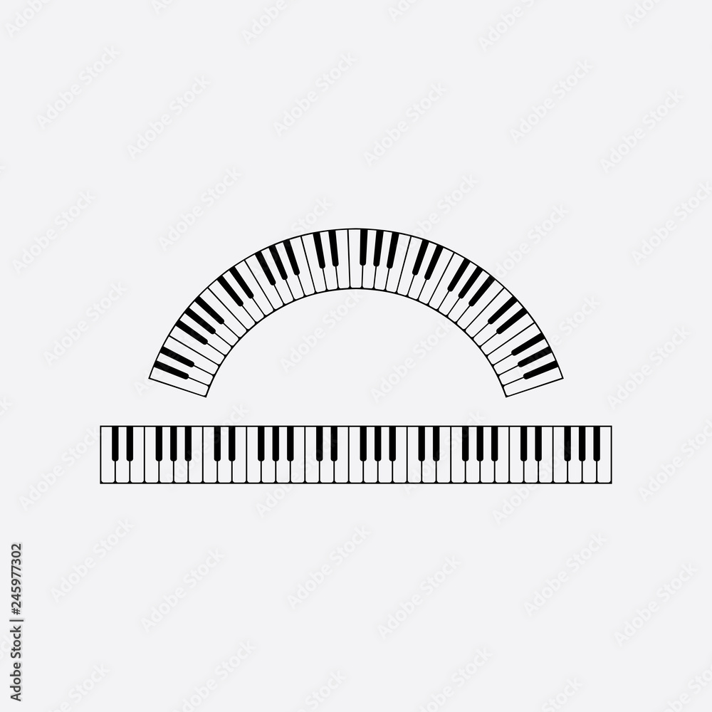 piano keyboard vector design element piano keyboard vector design element