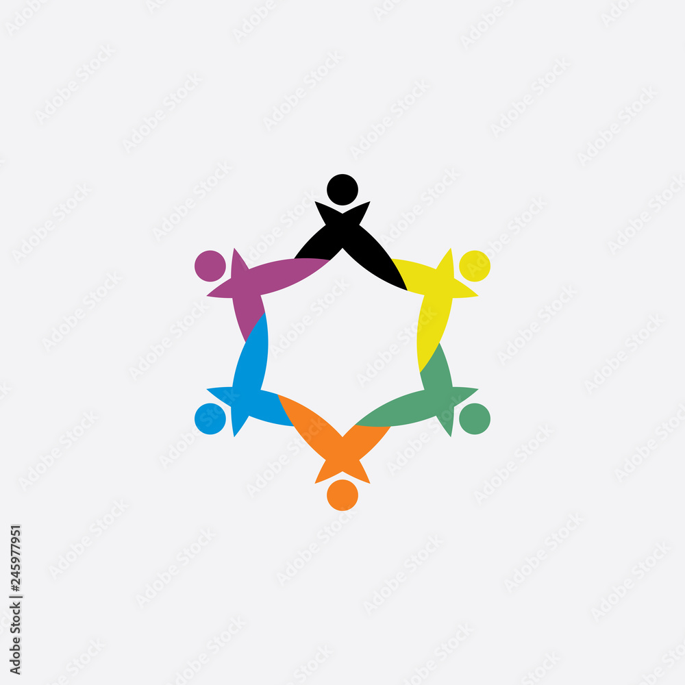 teamwork people group symbol illustration element logo sign teamwork people group symbol illustration element logo sign