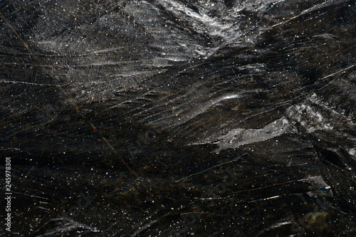 Texture di una lastra di ghiaccio photo