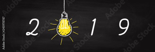 Light bulb 2019 idea