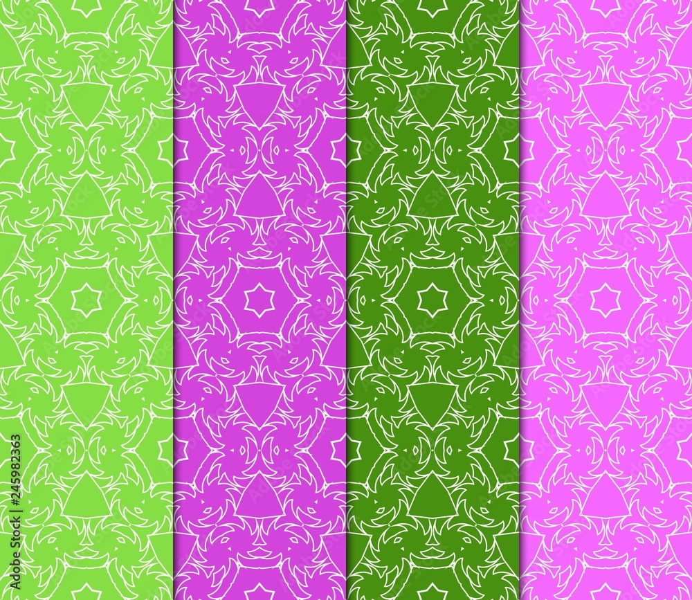 Retro seamless pattern background. Vector illustration for design. Stylish decorative art deco collection Retro seamless pattern background. Vector illustration for design. Stylish decorative art deco collection