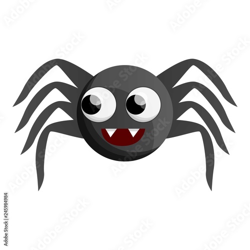 Fototapeta Naklejka Na Ścianę i Meble -  Cute spider icon. Cartoon of cute spider vector icon for web design isolated on white background