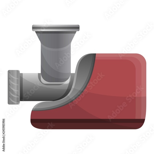 Modern meat grinder icon. Cartoon of modern meat grinder vector icon for web design isolated on white background