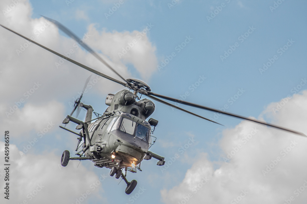 PZL W3 Sokol helicopter - obrazy, fototapety, plakaty 