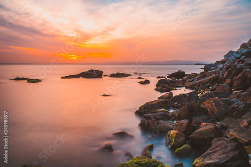 sunset over sea © badis