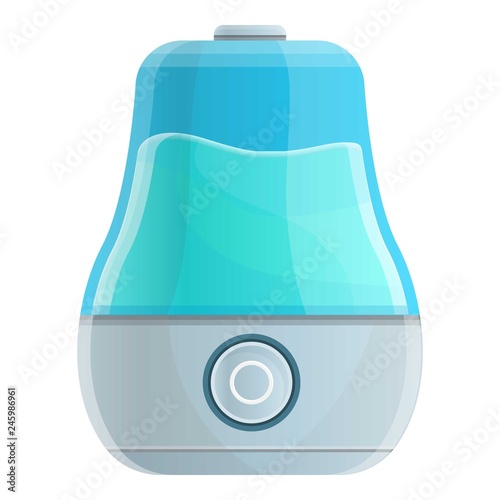 Humidifier icon. Cartoon of humidifier vector icon for web design isolated on white background