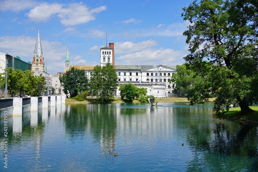 The White Factory, presently the seat of the Central Museum of Textiles, Lodz, Poland