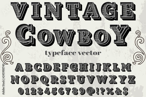 Script Font Bourbon -Typeface Vintage frame -label design, Whiskey and Wine label, Restaurant, Beer label. Vector- illustration	