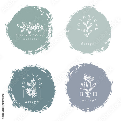 Botanical Design Logo Templates
