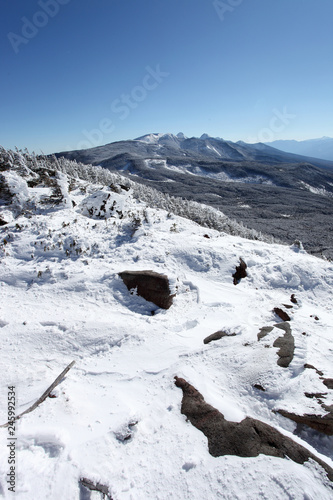 茶臼山展望台からの風景（北八ヶ岳）