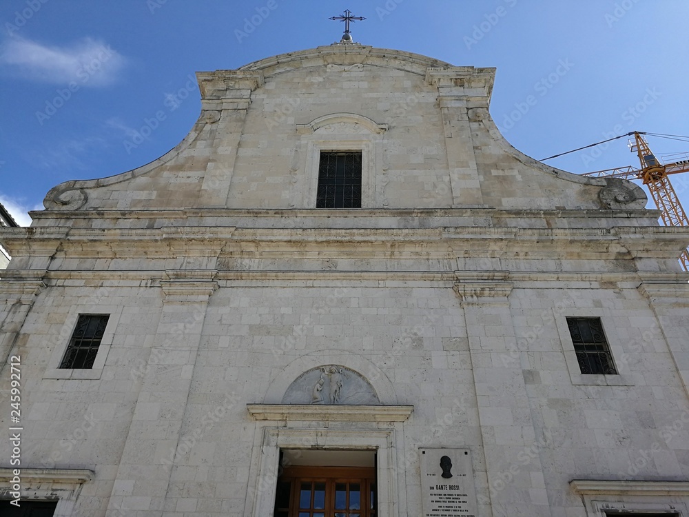 Foto Stock Castel Di Sangro - Chiesa Di San Giovanni Battista | Adobe Stock