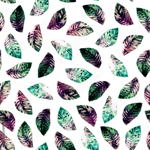 seamless pattern with foliage © Annprint