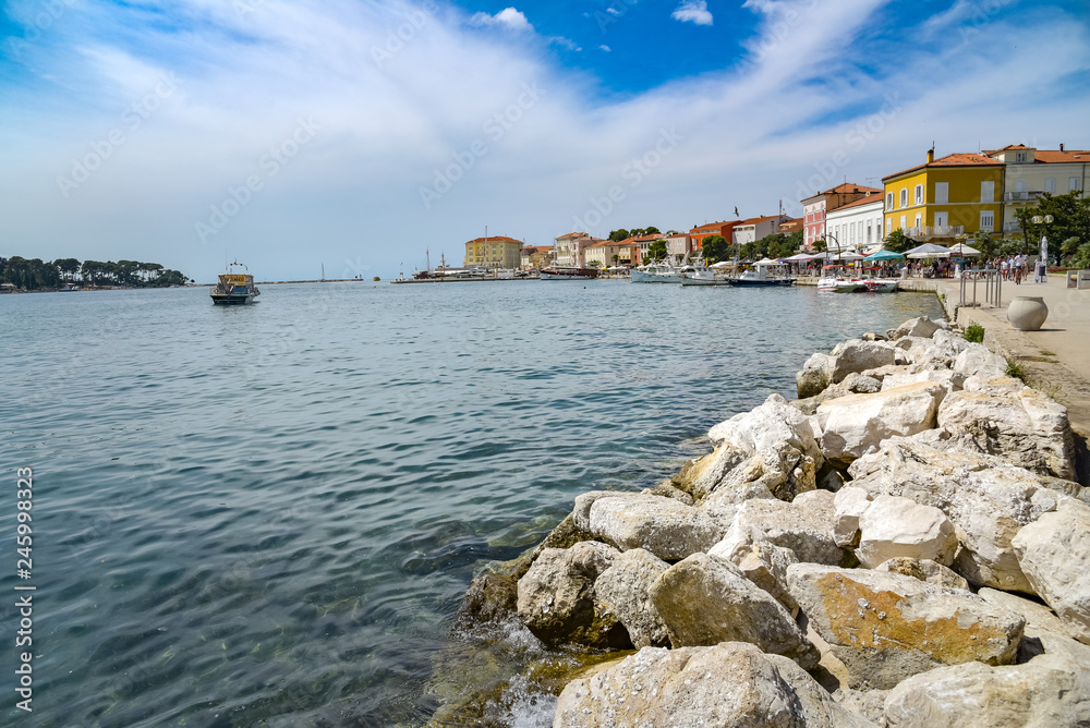 Stadt Porec auf der Halbinsel Istrien / Kroatien