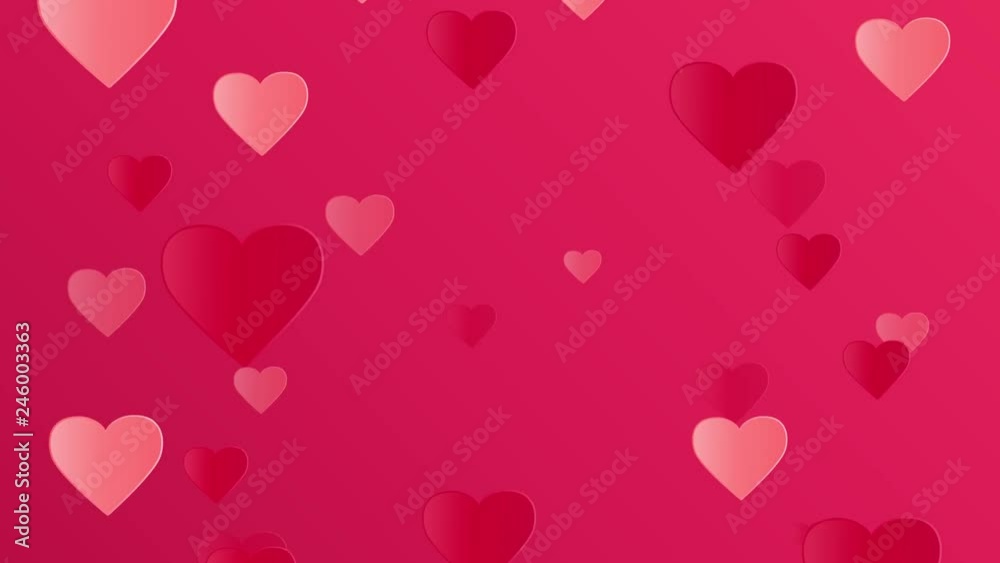 Valentine's day heart video background with motion up hearts. Holiday's loop animation for advertise in shops, retail in banners, web, websites. Valentine's day heart video background with motion up hearts. Holiday's loop animation for advertise in shops, retail in banners, web, websites.