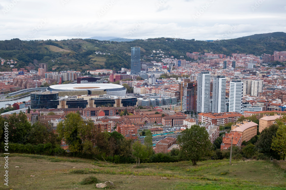 City view of Bilbao, Spain