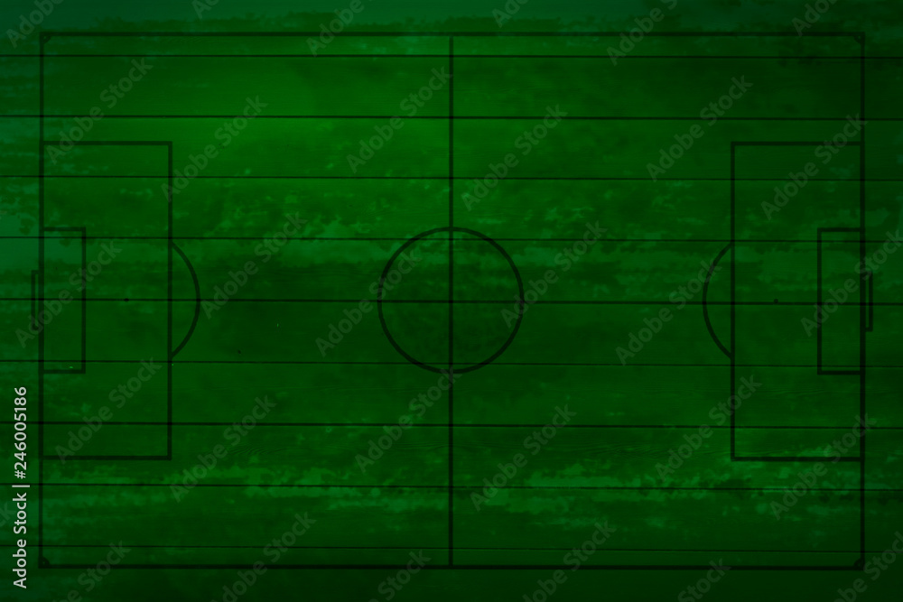 Soccer field lines on a Wood surface background texture Soccer field lines on a Wood surface background texture